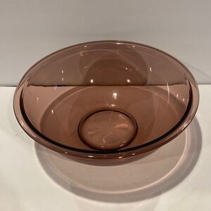 VGUC Pyrex XL 4qt Cranberry Mixing/Nesting Bowl #326